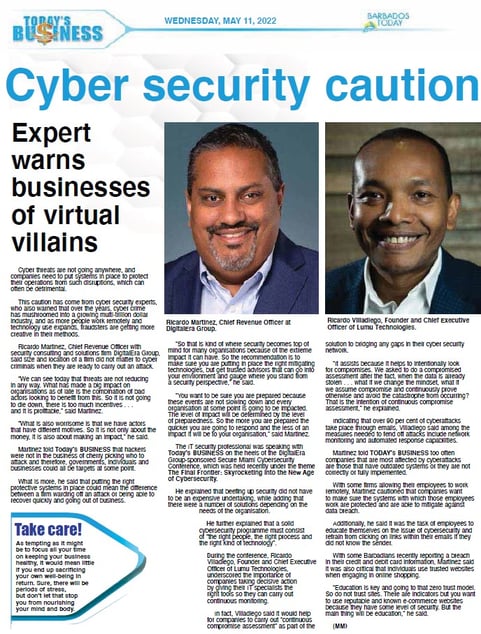 Barbados Today - Secure Miami Article-1