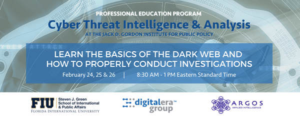 Upcoming Training - Cyber Threat Intelligence & Analysis